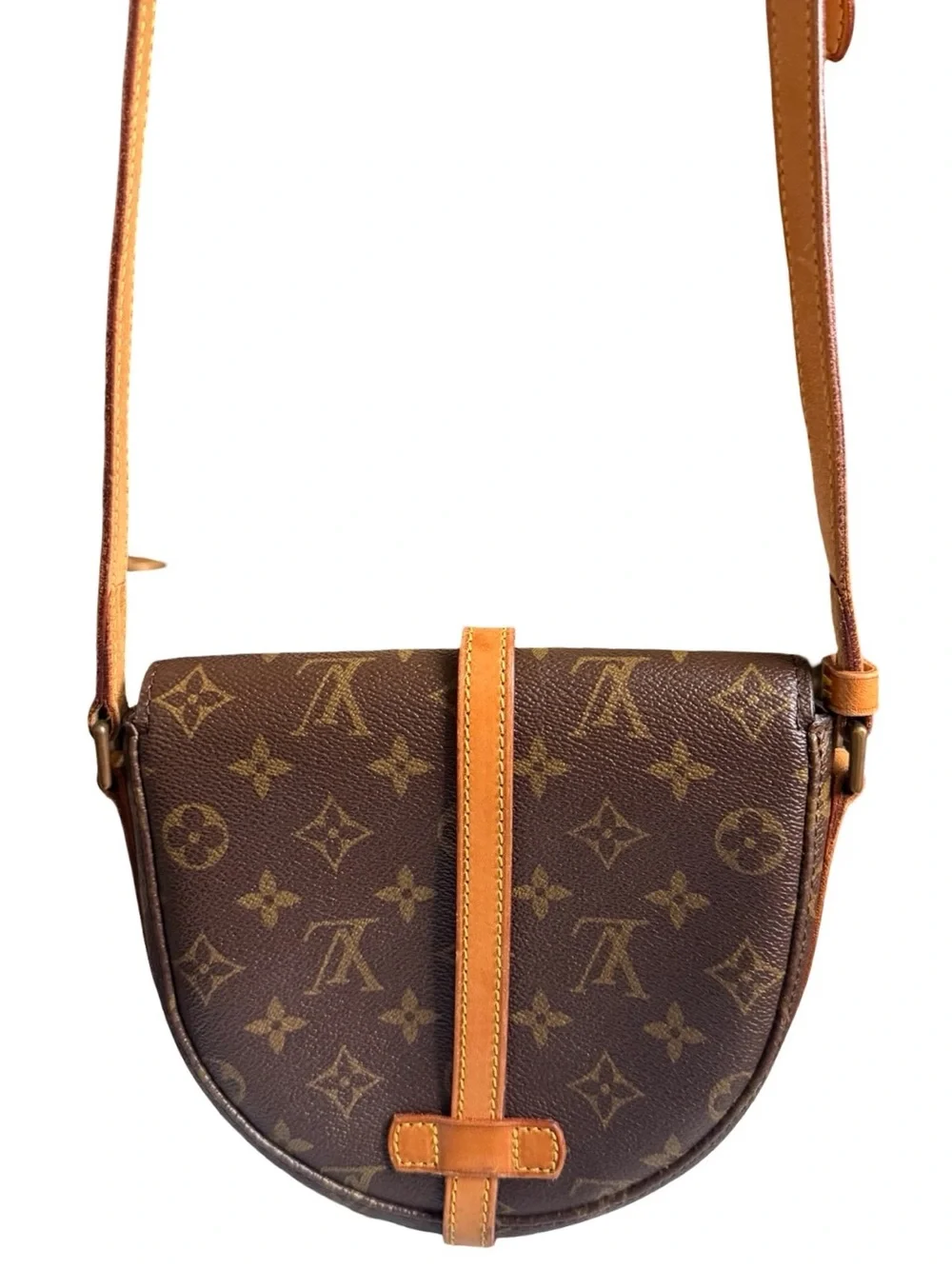Louis Vuitton Brown Vintage Monogram PM Chantilly Crossbody Shoulder Bag
